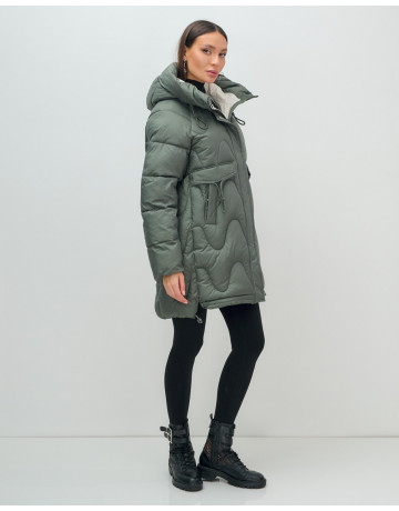 Женский зимний пуховик «Модный», тёплый и стильный.