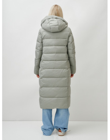 Тёплый женский пуховик с капюшоном