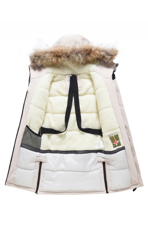 Парка для девочки-подростка, ветро- и водонепроницаемая