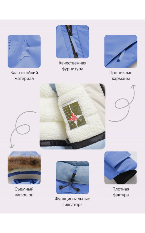 Зимняя парка для девочки-подростка, стильная и практичная.