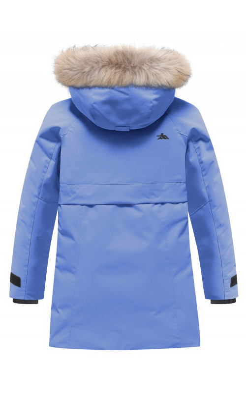 Зимняя парка для девочки-подростка, стильная и практичная.