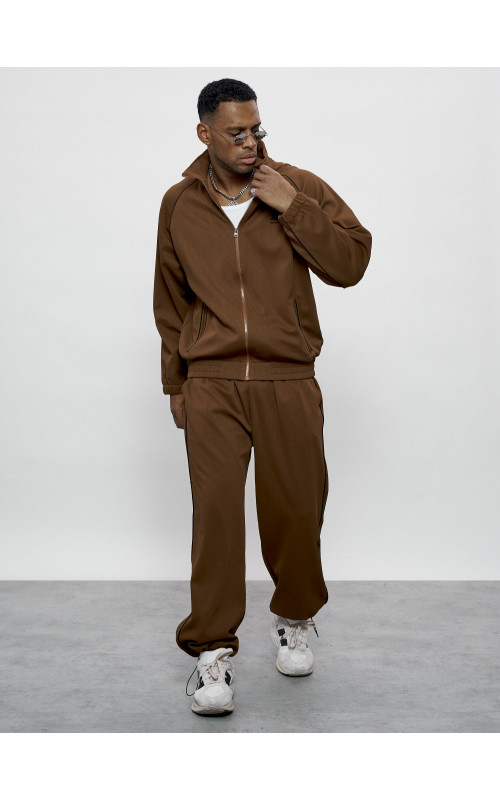 Спортивный костюм мужской оригинал, коричневый, для активного отдыха. в Тюмени