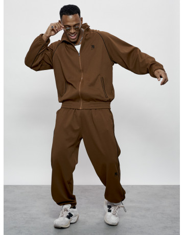 Спортивный костюм мужской оригинал, коричневый, для активного отдыха. в Тюмени
