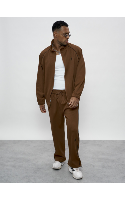 Спортивный костюм мужской оригинал, коричневый, для активного отдыха. в Тюмени