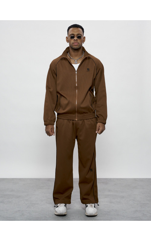 Спортивный костюм мужской оригинал, коричневый, для активного отдыха. в Тюмени