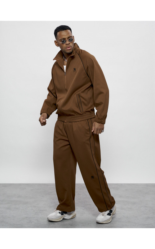 Спортивный костюм мужской оригинал, коричневый, для активного отдыха. в Тюмени