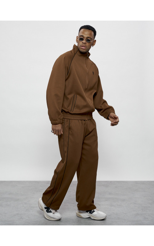 Спортивный костюм мужской оригинал, коричневый, для активного отдыха. в Тюмени