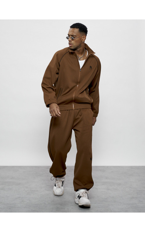 Спортивный костюм мужской оригинал, коричневый, для активного отдыха. в Тюмени