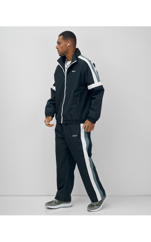 Мужской спортивный костюм темно-синий весна-лето для активного отдыха в Тюмени