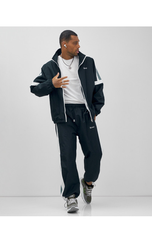 Мужской спортивный костюм темно-синий весна-лето для активного отдыха в Тюмени