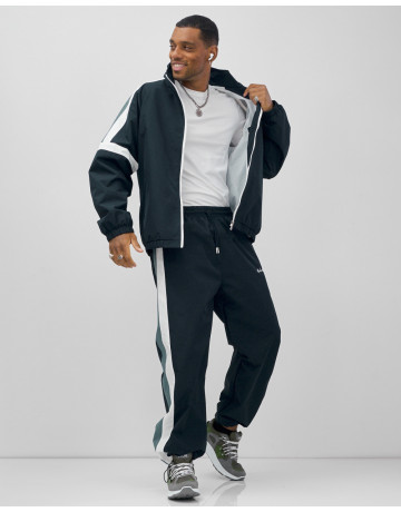 Мужской спортивный костюм темно-синий весна-лето для активного отдыха в Тюмени