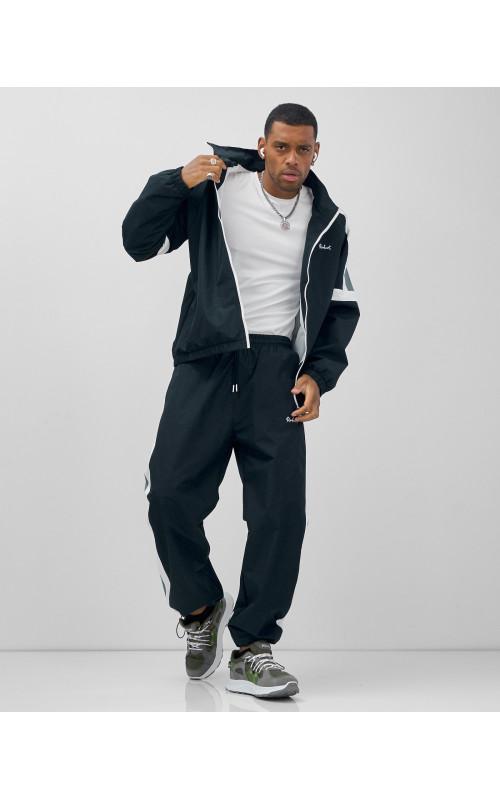 Мужской спортивный костюм темно-синий весна-лето для активного отдыха в Тюмени