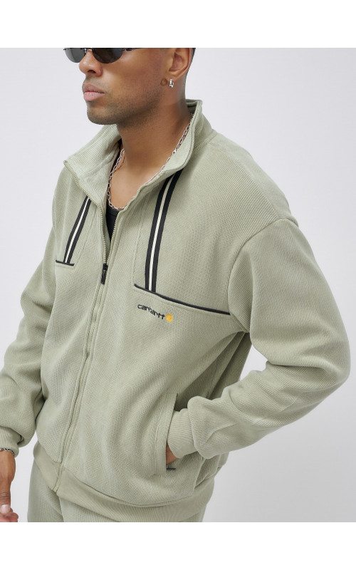 Мужской демисезонный спортивный костюм на флисе, светло-зелёный. в Тюмени