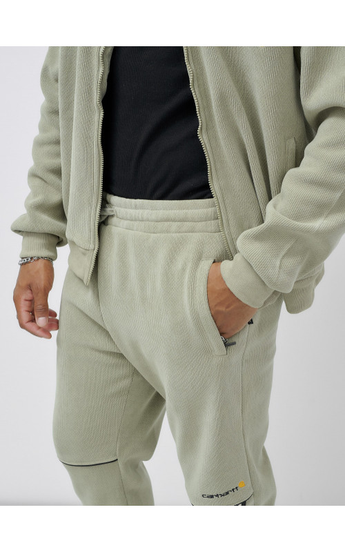 Мужской демисезонный спортивный костюм на флисе, светло-зелёный. в Тюмени