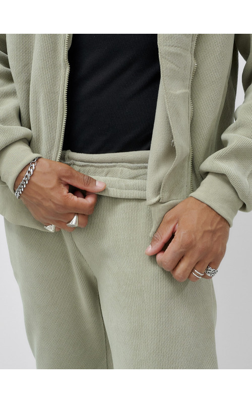 Мужской демисезонный спортивный костюм на флисе, светло-зелёный. в Тюмени