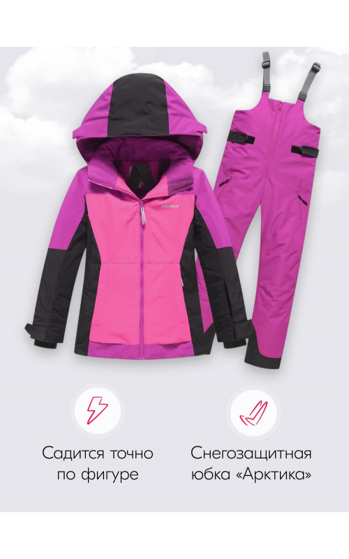 Зимний горнолыжный костюм для девочки: комфорт и защита в морозную зиму