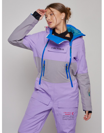Зимний женский комбинезон для горнолыжного спорта