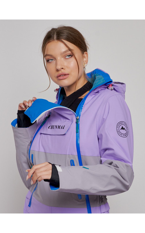 Зимний женский комбинезон для горнолыжного спорта