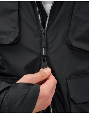 Куртка-жилетка с подогревом трансформер 2 в 1 для активного отдыха и спорта.