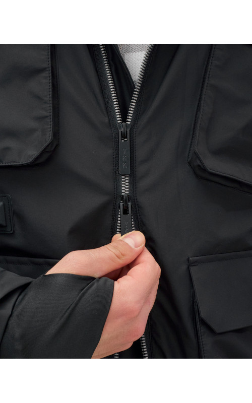 Куртка-жилетка с подогревом трансформер 2 в 1 для активного отдыха и спорта.