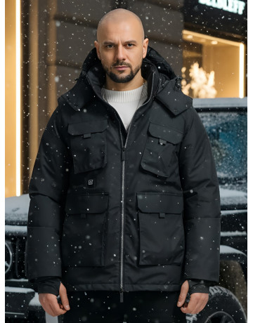 Куртка-жилетка с подогревом трансформер 2 в 1 для активного отдыха и спорта.