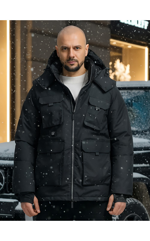 Куртка-жилетка с подогревом трансформер 2 в 1 для активного отдыха и спорта.