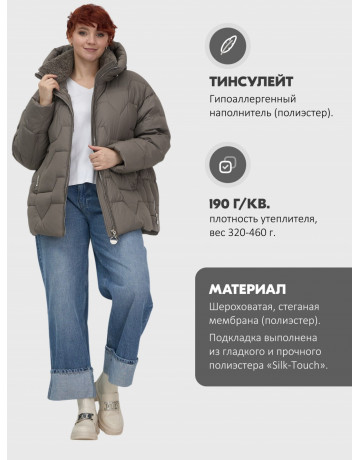 Пуховик для женщин с искусственной овчиной: стиль и тепло зимой