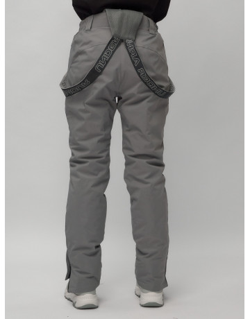 Женский горнолыжный комплект: куртка с цветочным принтом и брюки со съёмными бретелями