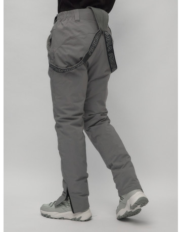 Женский горнолыжный комплект: куртка с цветочным принтом и брюки со съёмными бретелями