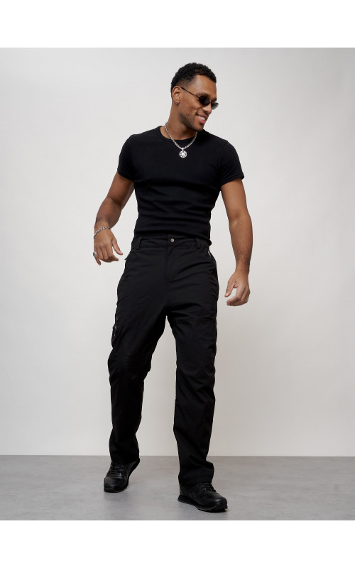 Туристические мужские брюки с утеплителем на флисе.