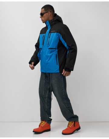 Мужская горнолыжная куртка, голубой, для зимних видов спорта в Тюмени