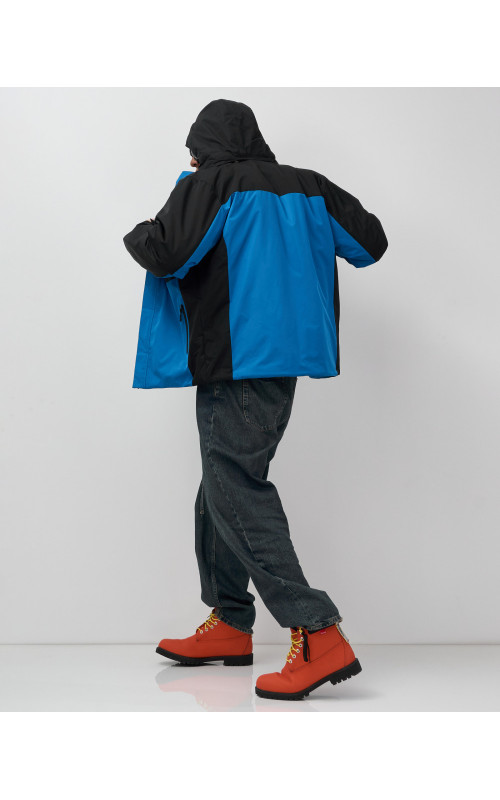 Мужская горнолыжная куртка, голубой, для зимних видов спорта в Тюмени