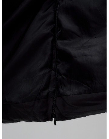 Длинный зимний пуховик с капюшоном для женщин