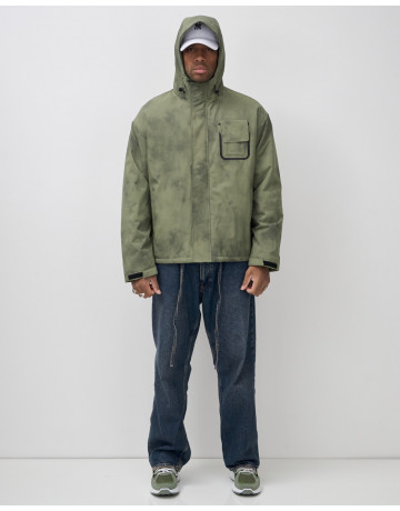 Мужская спортивная куртка весна-осень, цвет хаки, для активного отдыха в Тюмени