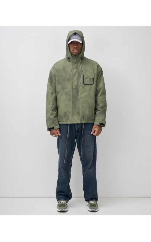 Мужская спортивная куртка весна-осень, цвет хаки, для активного отдыха в Тюмени