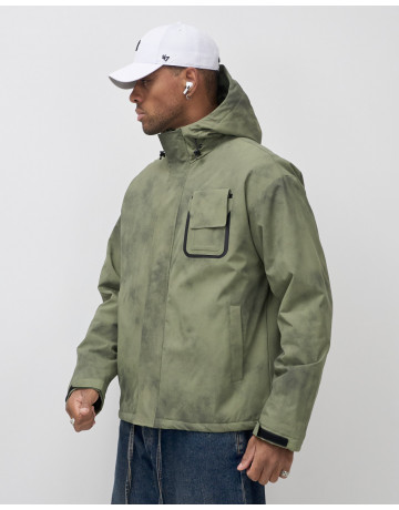 Мужская спортивная куртка весна-осень, цвет хаки, для активного отдыха в Тюмени