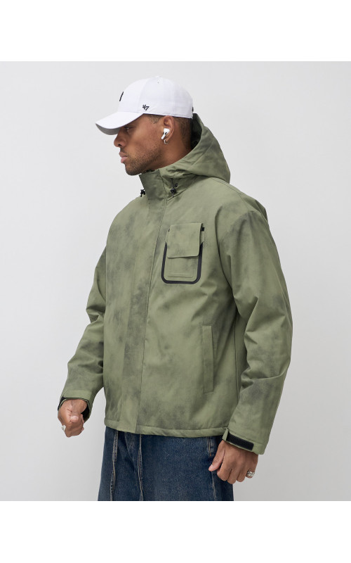 Мужская спортивная куртка весна-осень, цвет хаки, для активного отдыха в Тюмени