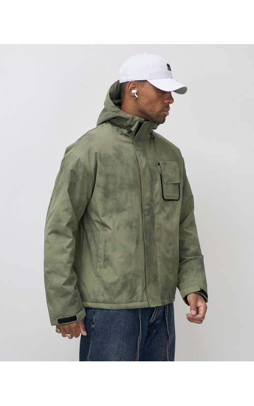 Мужская спортивная куртка весна-осень, цвет хаки, для активного отдыха в Тюмени