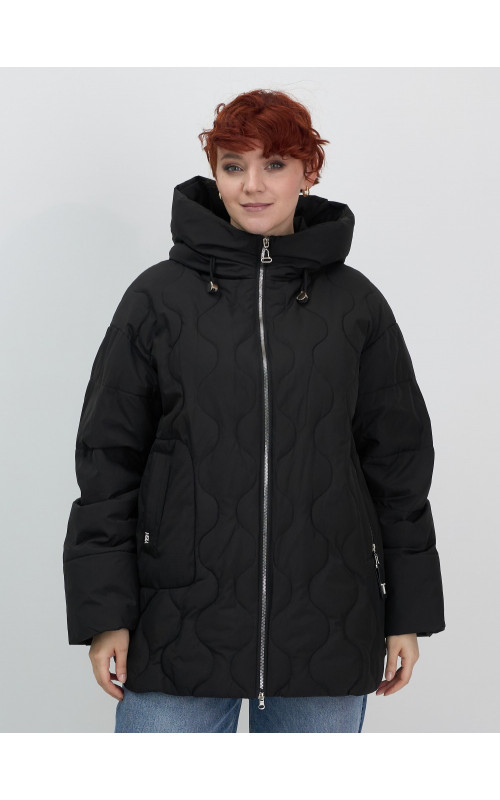 Женская утеплённая куртка с капюшоном для осени и зимы, свободный покрой