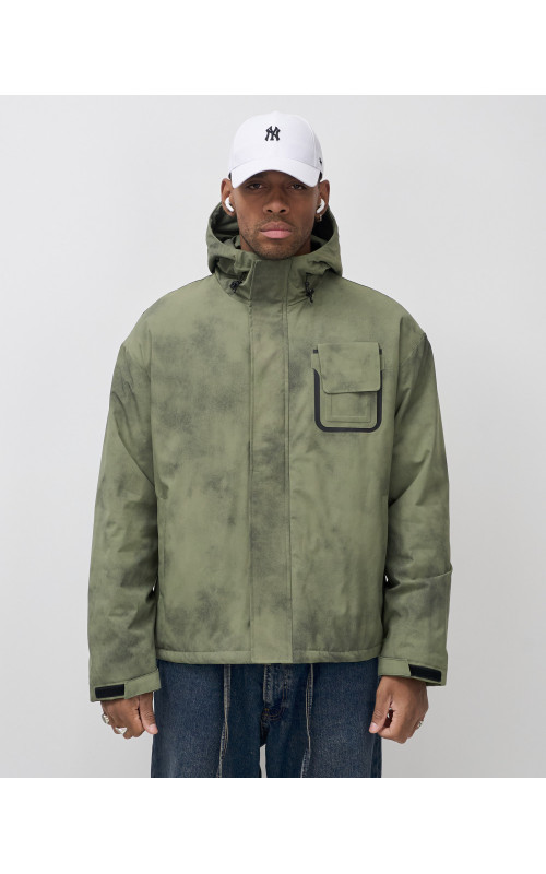 Мужская спортивная куртка весна-осень, цвет хаки, для активного отдыха в Тюмени