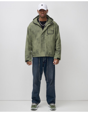 Мужская спортивная куртка весна-осень, цвет хаки, для активного отдыха в Тюмени