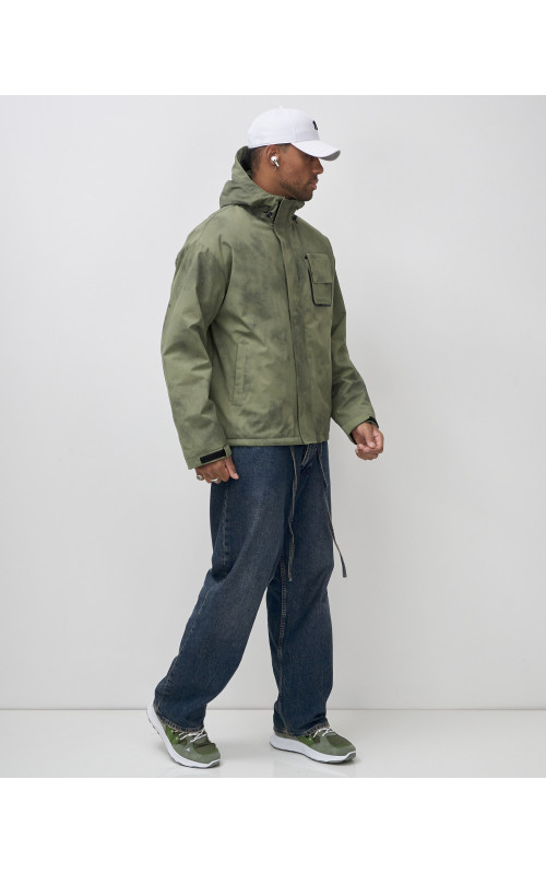Мужская спортивная куртка весна-осень, цвет хаки, для активного отдыха в Тюмени