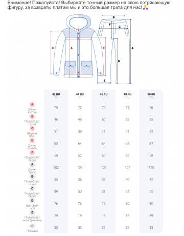 Женский горнолыжный костюм для зимних видов спорта.