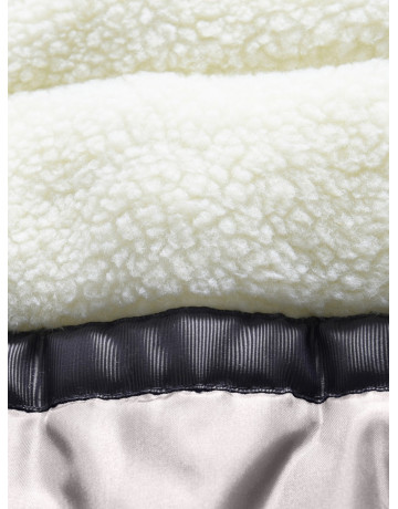 Тёплая детская парка с регулируемой посадкой.