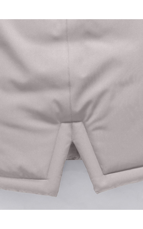 Тёплая детская парка с регулируемой посадкой.