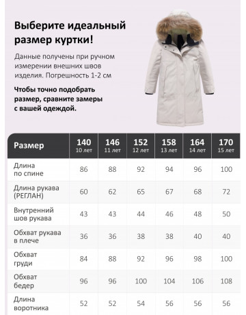 Тёплая детская парка с регулируемой посадкой.