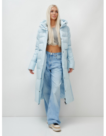 Тёплый длинный пуховик для молодёжи