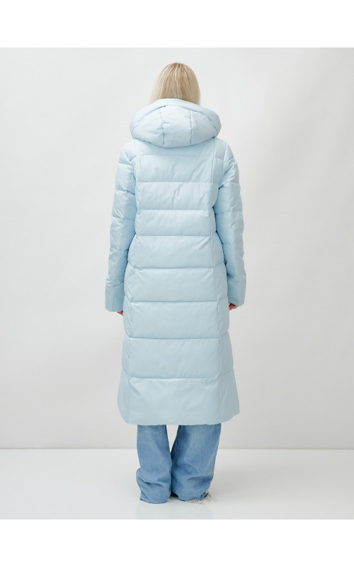 Тёплый длинный пуховик для молодёжи