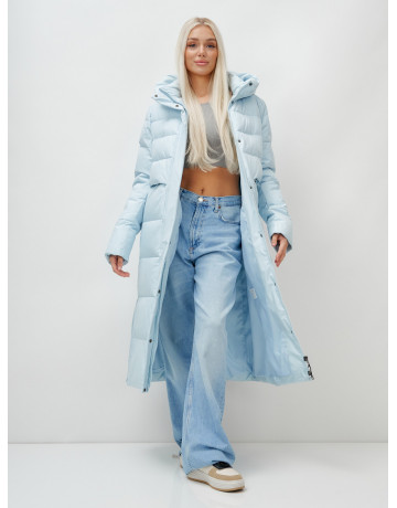 Тёплый длинный пуховик для молодёжи