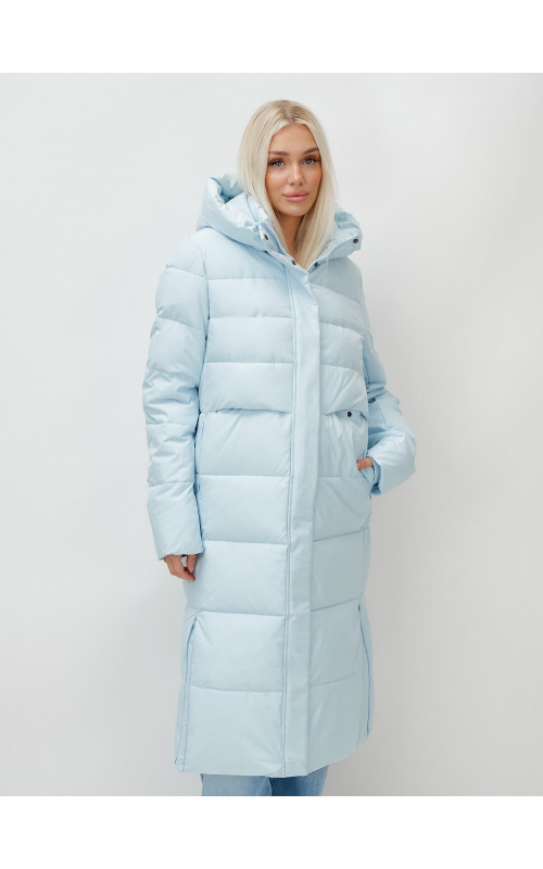 Тёплый длинный пуховик для молодёжи